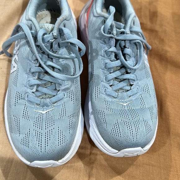 HOKA ONE ONE Blue / Coral Women's HOKA Mach 4 Training Shoes  SIZE 5.5B - Picture 2 of 11